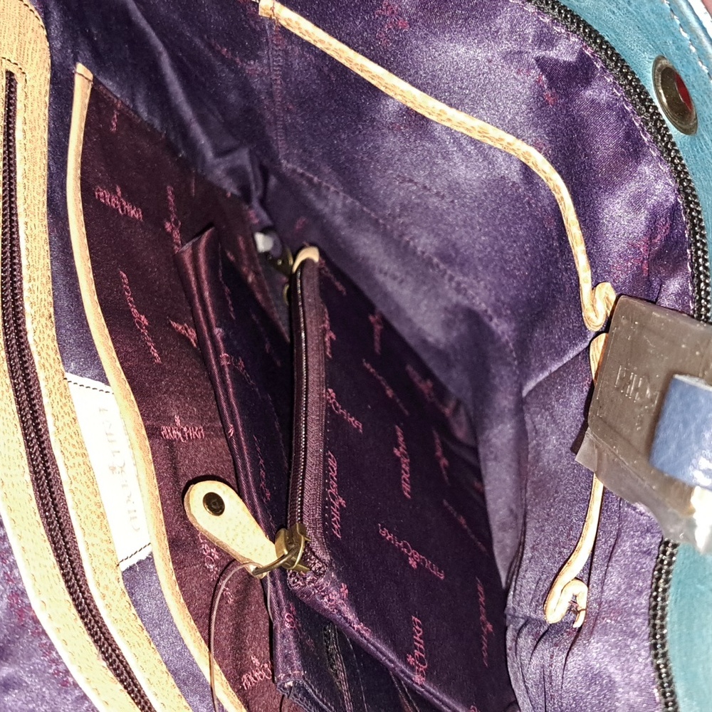 Anuschka Ocean-Themed Hand-Painted Women's Bag, Used For 4 Mo, To Big For Me - Picture 8 of 10